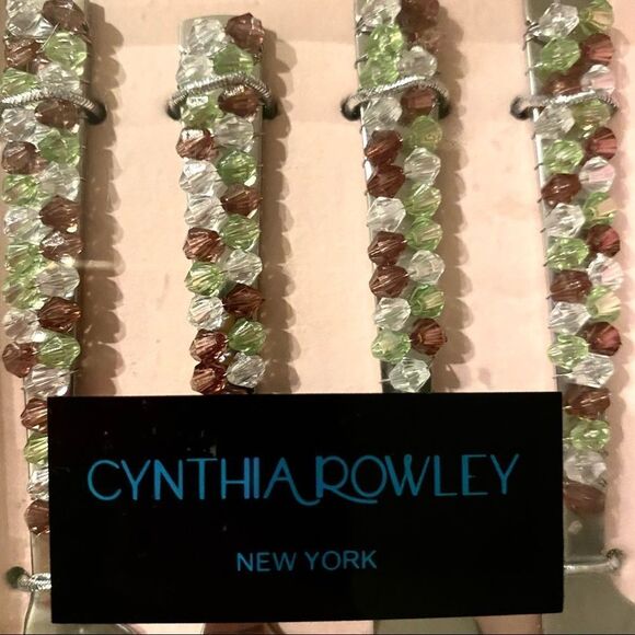 Cynthia Rowley Jeweled Spreader Set of of Four Handcrafted Tableware NWT - Picture 8 of 14